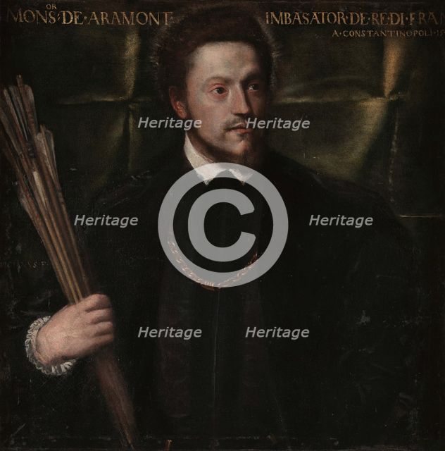 Portrait of the Ambassador Gabriel de Luetz d'Aramont, 1541-1542 . Creator: Titian (1488-1576).