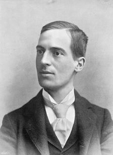 Portrait of the American chess player HN Pillsbury, 1896. Creator: George Bradshaw