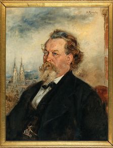 Portrait of the Architect Wilhelm Bücher (1824-1888). Creator: Romako, Anton (1832-1889)