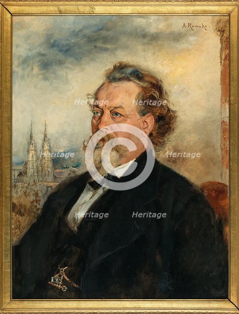 Portrait of the Architect Wilhelm Bücher (1824-1888). Creator: Romako, Anton (1832-1889).