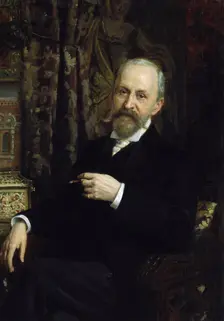 Portrait of the architect Alfred Parland (1842-1919), 19th century. Creator: Anonymous