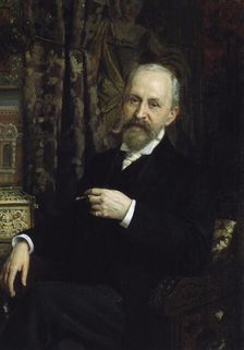 Portrait of the architect Alfred Parland (1842-1919), 19th century. Creator: Anonymous