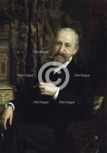 Portrait of the architect Alfred Parland', (1842-1919), 19th century. Creator: Anonymous.