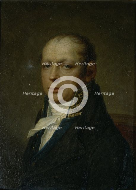 Portrait of the architect Andreyan (Adrian) D. Zakharov (1761-1811), ca 1804. Artist: Shchukin, Stepan Semyonovich (1762-1828)