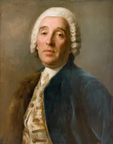 Portrait of the architect Bartolomeo Francesco Rastrelli 18th century. Artist: Pietro Rotari