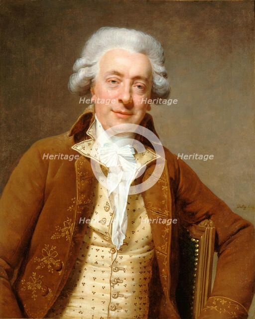 Portrait of the Architect Claude-Nicolas Ledoux (1736-1806), 1790. Creator: Drolling, Martin (1752-1817).