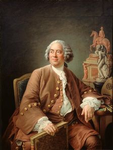 Portrait of the Architect Edmé Bouchardon (1698-1762). Creator: Drouais, François-Hubert (1727-1775)