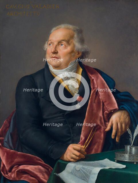 Portrait of the Architect Giuseppe Valadier (1762-1839) , 1827.