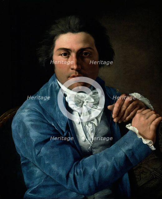 Portrait of the Architect Giuseppe Valadier, c. 1795. Creator: Pietro Labruzzi.