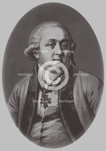 Portrait of the architect Ivan Yegorovich Starov (1745-1808), 1870. Artist: Lushev, Andrey Mikhaylovich (1822-?)