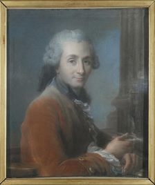 Portrait of the architect Jacques Gondouin de Folleville (1737-1818) , c. 1780. Creator: Valade, Jean (1710-1787)