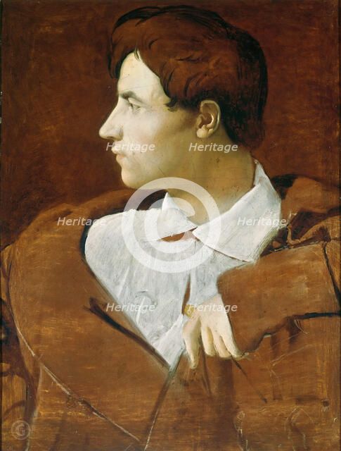 Portrait of the Architect Jean-Baptiste Desdéban (1781-1833), c. 1810. Creator: Ingres, Jean Auguste Dominique (1780-1867).