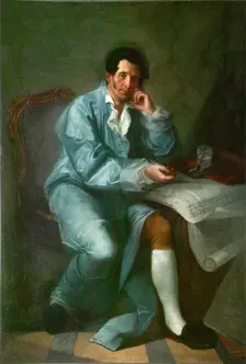 Portrait of the architect Jean-Baptiste Vallin de la Mothe (1729-1800). Creator: Anonymous