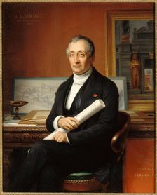 Portrait of the Architect Louis Visconti (1791-1853), 1854. Creator: Vauchelet, Théophile (1802-1873)