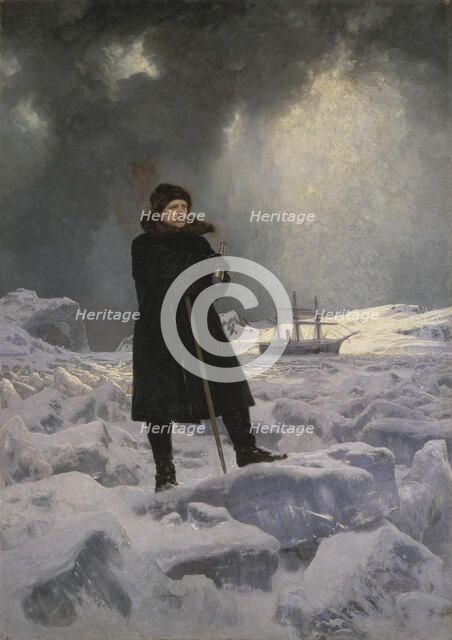 Portrait of the Arctic explorer Baron Adolf Erik Nordenskiöld (1832-1901), 1886.