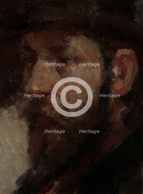 Portrait of the Art Dealer E.J. van Wisselingh, c.1880-c.1912. Creator: Marius van der Maarel.