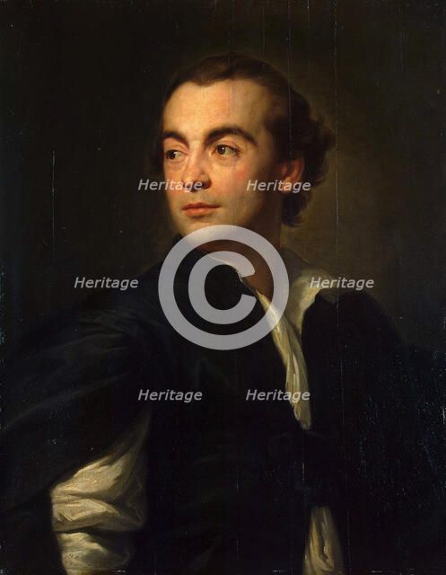 Portrait of the art historian and archaeologist Johann Joachim Winckelmann', (1717-1768), 1774-1776. Creator: Mengs, Anton Raphael (1728-1779).