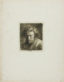Portrait of the Artist, 1846. Creator: Charles Emile Jacque
