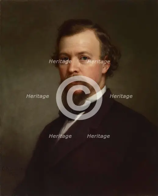 Portrait of the Artist, 1874. Creator: George Augustus Baker.