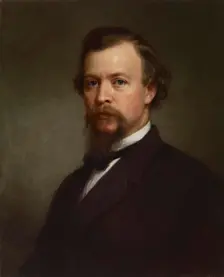 Portrait of the Artist, 1874. Creator: George Augustus Baker