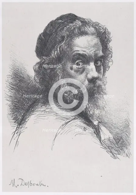 Portrait of the artist, 1894. Creator: Marcellin-Gilbert Desboutin.