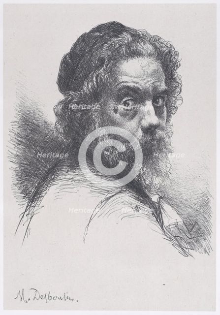 Portrait of the artist, 1894. Creator: Marcellin-Gilbert Desboutin.