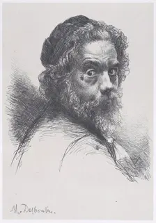 Portrait of the artist, 1894. Creator: Marcellin-Gilbert Desboutin