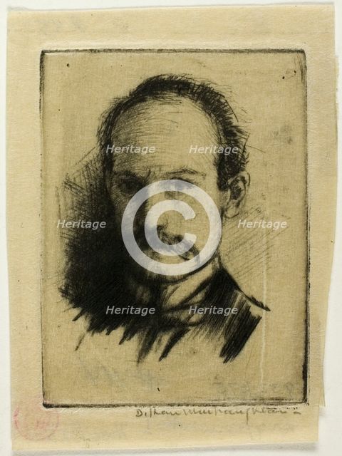 Portrait of the Artist, 1902. Creator: Donald Shaw MacLaughlan.