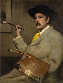 Portrait of the Artist, 1910. Creator: Walter Greaves