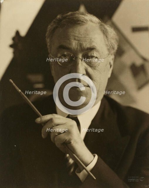 Portrait of the artist Wassily Kandinsky (1866-1944). Creator: Erfurth, Hugo (1874-1948).