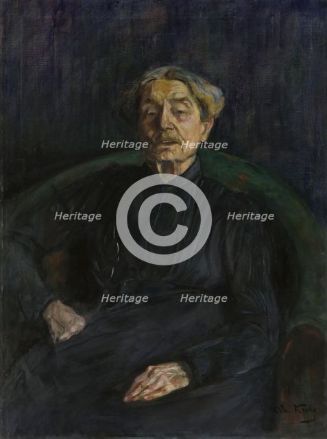 Portrait of the Artist Aasta Hansteen, 1903. Creator: Oda Krohg.