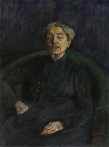 Portrait of the Artist Aasta Hansteen, 1903. Creator: Oda Krohg