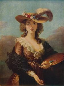 Portrait of the Artist after 1782, (c1915). Artist: Madame Vigee Lebrun