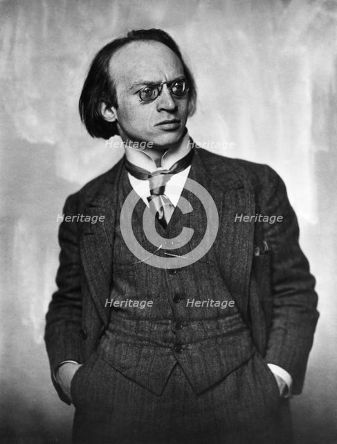 Portrait of the artist and composer Herwarth Walden (1878-1941), 1918.