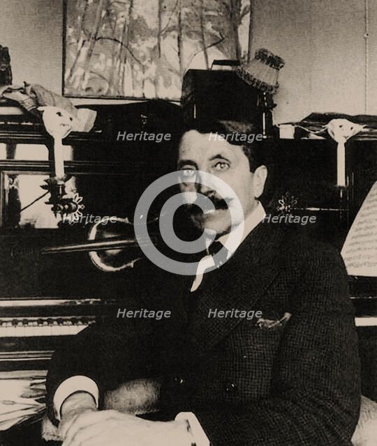 Portrait of the artist and composer Mikhail Vasilyevich Matyushin (1861-1934). Creator: Anonymous.