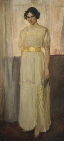 Portrait of the artist Astrid Setterwall Ångström (1895-1982), 1914. Creator: Gerda Roosval-Kallstenius