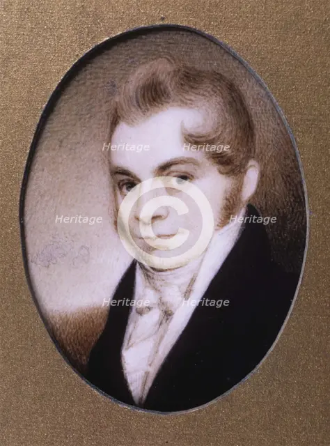 Portrait of the Artist, between 18th and 19th century. Creator: Elkanah Tisdale.