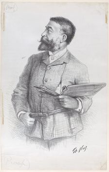 Portrait of the Artist, ca. 1884., ca. 1884. Creator: Thomas Nast