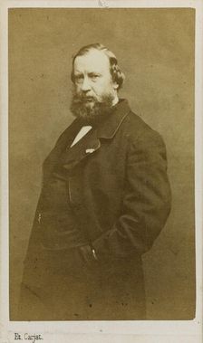 Portrait of the artist Constant Troyon (1810-1865), Early 1860s. Creator: Carjat, Étienne (1828-1906)