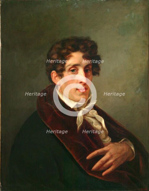 Portrait of the artist Count Fyodor Petrovich Tolstoy (1783-1873), 1809. Artist: Michaylov, Pavel Nikolayevich (1786-1840)