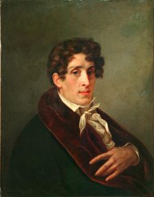Portrait of the artist Count Fyodor Petrovich Tolstoy (1783-1873), 1809. Artist: Michaylov, Pavel Nikolayevich (1786-1840)