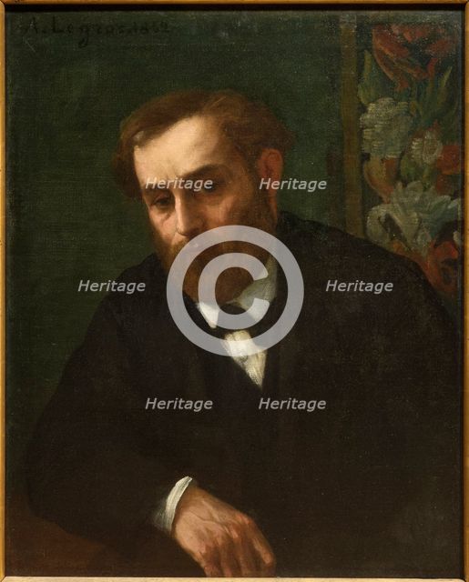 Portrait of the artist Édouard Manet (1832-1883), 1862. Creator: Legros, Alphonse (1837-1911).
