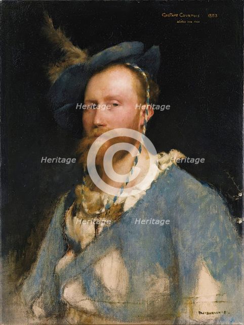Portrait of the artist Gustave Courtois (1852-1923), 1883. Creator: Dagnan-Bouveret, Pascal Adolphe Jean (1852-1929).