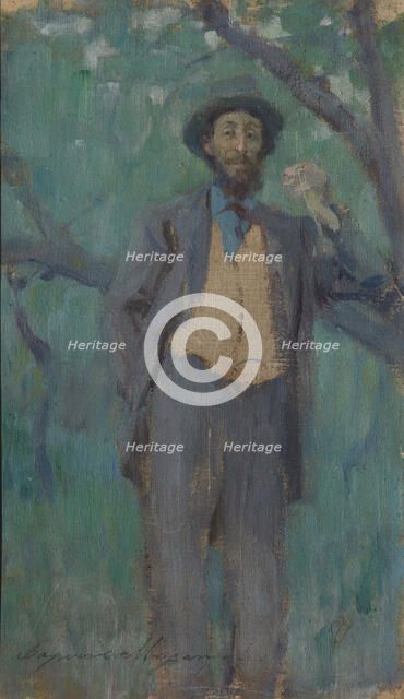 Portrait of the artist Isaac Levitan (1861-1900), 1895.