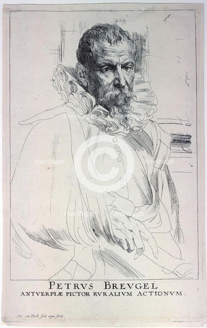 Portrait of the artist Jan Brueghel the Younger (1601-1678), First third of 17th cen.. Creator: Dyck, Sir Anthony van (1599-1641).