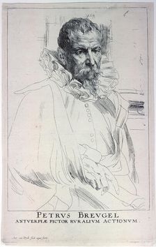 Portrait of the artist Jan Brueghel the Younger (1601-1678), First third of 17th cen.. Creator: Dyck, Sir Anthony van (1599-1641)