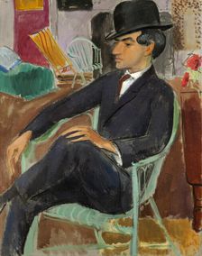 Portrait of the artist Jules Pascin (1885-1930), 1921. Creator: Grünewald, Isaac (1889-1946)