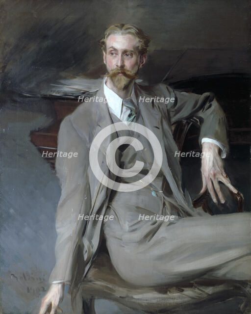 Portrait of the Artist: 'Lawrence Alexander Peter Harrison', 1902. Artist: Giovanni Boldini