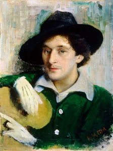 Portrait of the Artist Marc Chagall (1887-1985), 1910s