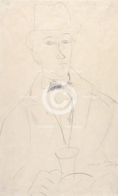 Portrait of the Artist, Othon Friesz, c1900. Creator: Amadeo Modigliani.